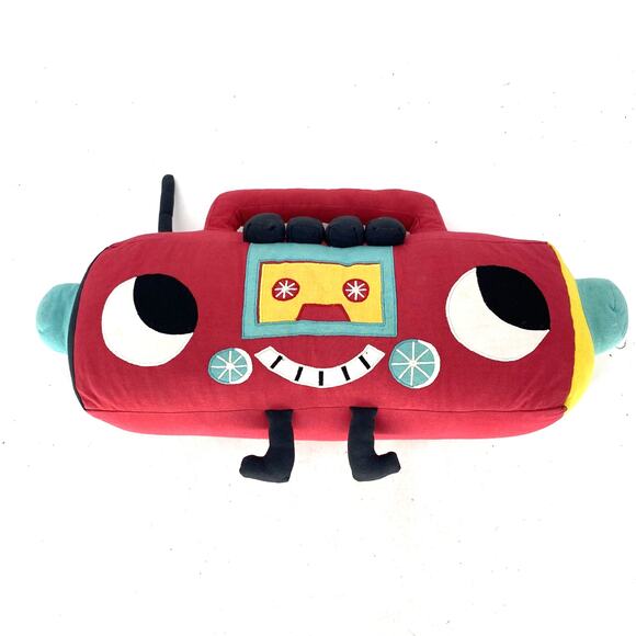 The Land of Nod Other - The Land of Nod Stereo Pillow Cassette Tape Player Red